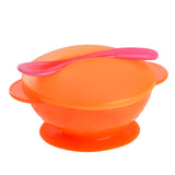 1Set Baby Tableware Baby Learning Dishes With Suction Cup Assist Food Bowl Temperature Sensing Spoon Drop Baby Sucker Bowl Set