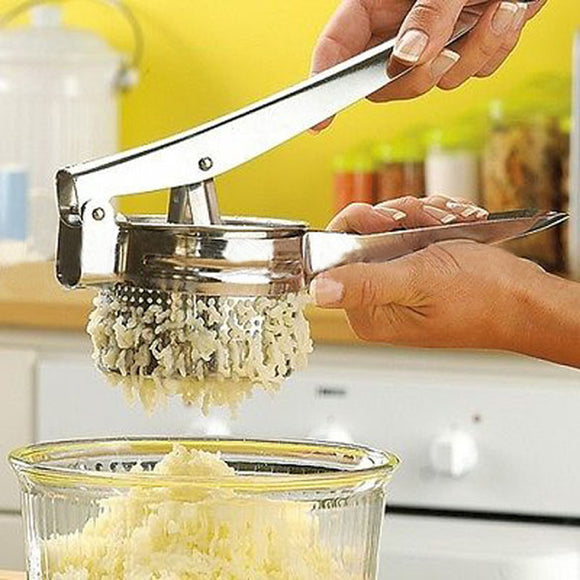 Stainless Steel Potato Masher Ricer Large Sturdy Puree Vegetable Fruit Juicer Press Maker Potato Masher Kitchen Accessories
