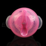 Slip-resistant Wall Suction Child Tableware Baby Kids Sucker Dishes Gravity Bowl