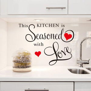 Hot Sale 2016 kitchen wall stickers Decoration poster ticker Art Home Kitchen Decor XT