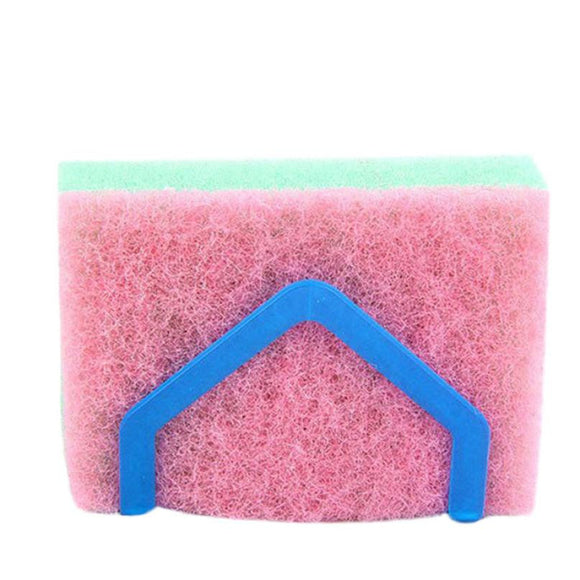 2016 2Pcs new Dish Cloths Rack Suction Sponge Holder Clip Rag Storage Rack