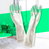 2016 Long Sleeve latex Kitchen Wash Dishes Dishwashing Gloves House Cleaning Free Shipping
