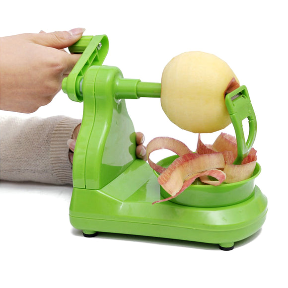 1PC Apple Peeler Stainless Steel Fruit Peeler Slicing Machine Pear Apple Peeled Useful Kitchen Cutter Knives Accessories