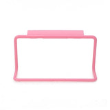 PP Plastic Towel Rack Hanging Holder Cupboard Kitchen Cabinet Bathroom Towel Rack Cupboard Hanger Rangement