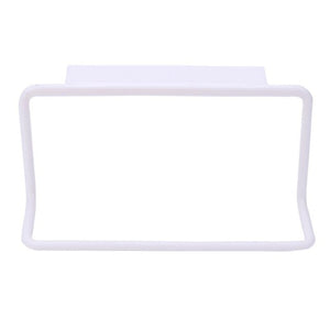PP Plastic Towel Rack Hanging Holder Cupboard Kitchen Cabinet Bathroom Towel Rack Cupboard Hanger Rangement
