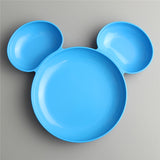 2016 NEW Melamine Baby Infant Cute Feeding Plate Fruit Dishes Kids Color Child Tableware Set Best Gift